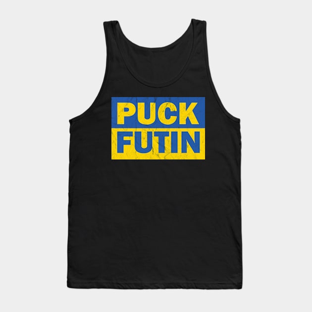 PUCK FUTIN (Stressed Version) Tank Top by Howchie